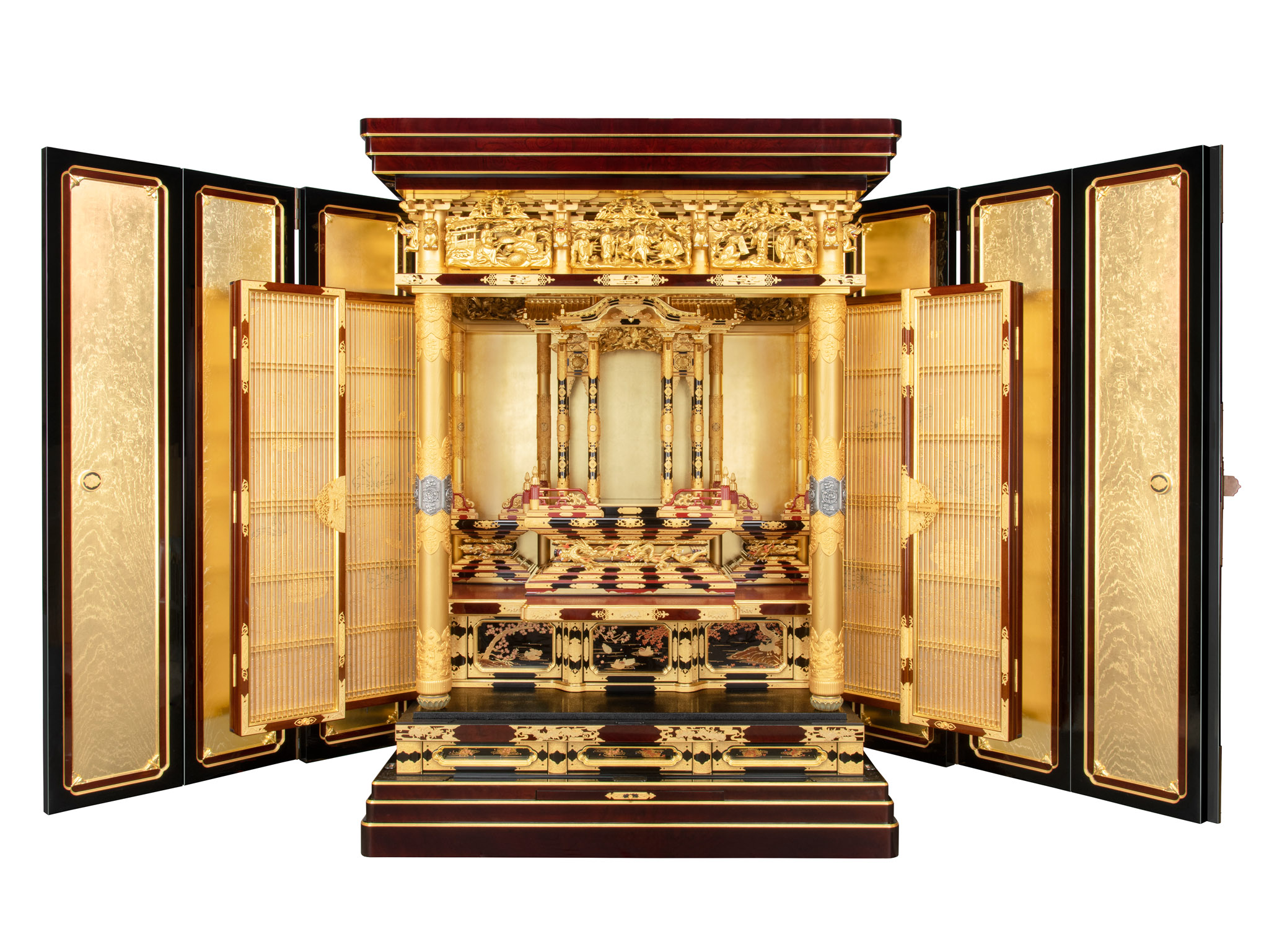 御堂造り仏壇 内寸三尺六寸三方開き仏壇
